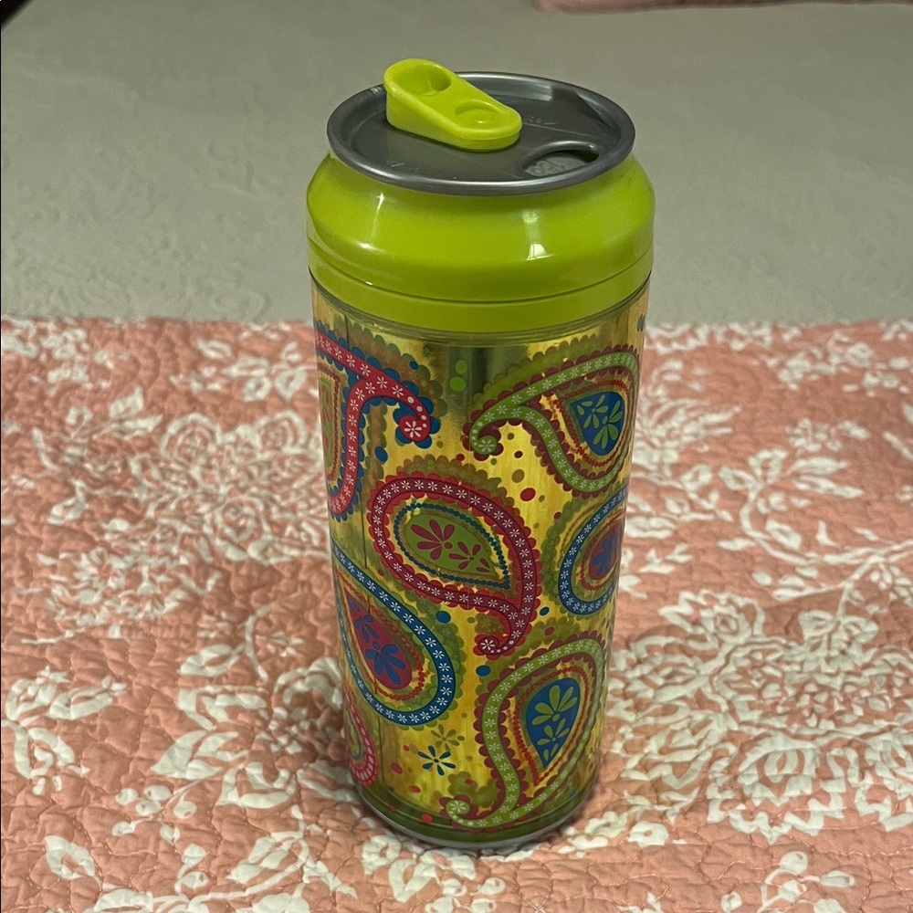 Vibrant Paisley Insulated Drink Tumbler